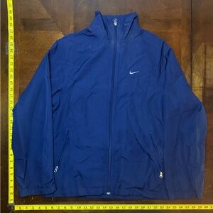 Vintage y2k nike blue lightweight windbreaker jacket single swoosh